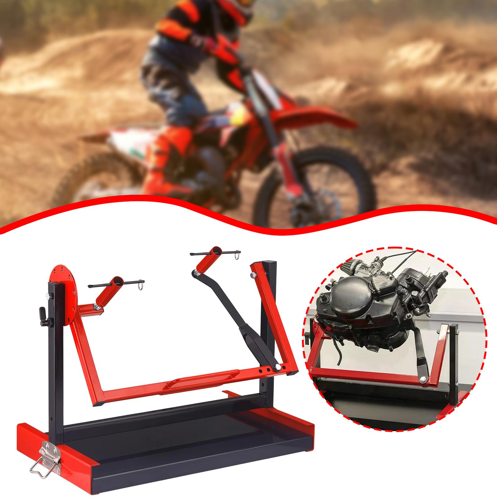 Engine Stand Heavy Duty - Motorcycle Engine Stand Red Black Robust