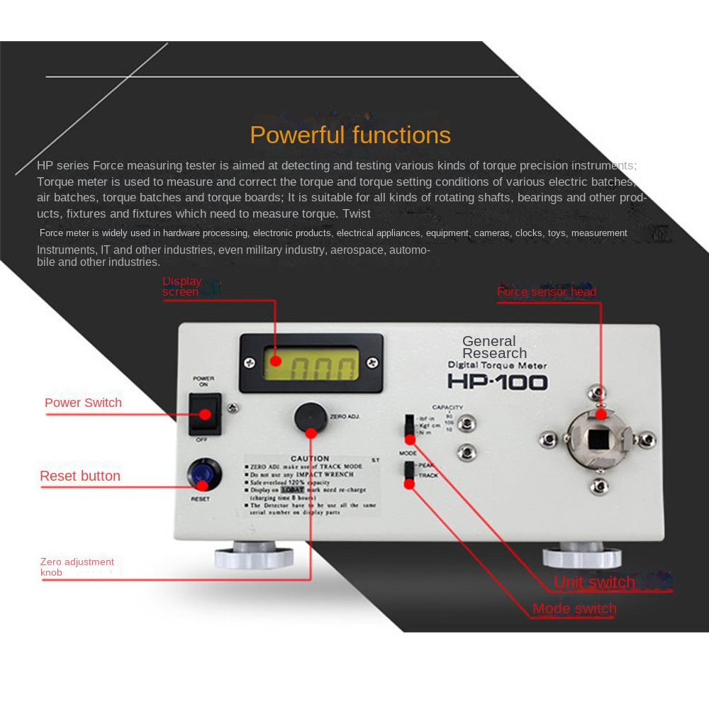 HP-10/ HP-20/ HP-50/ HP-100 Di - огляд і ціна Torque Wrench Digital