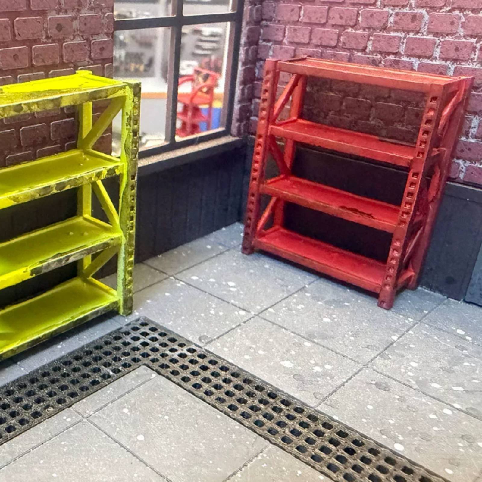 1/64 Garage Shelf Realistic De - огляд і ціна Auto Repair Shop In