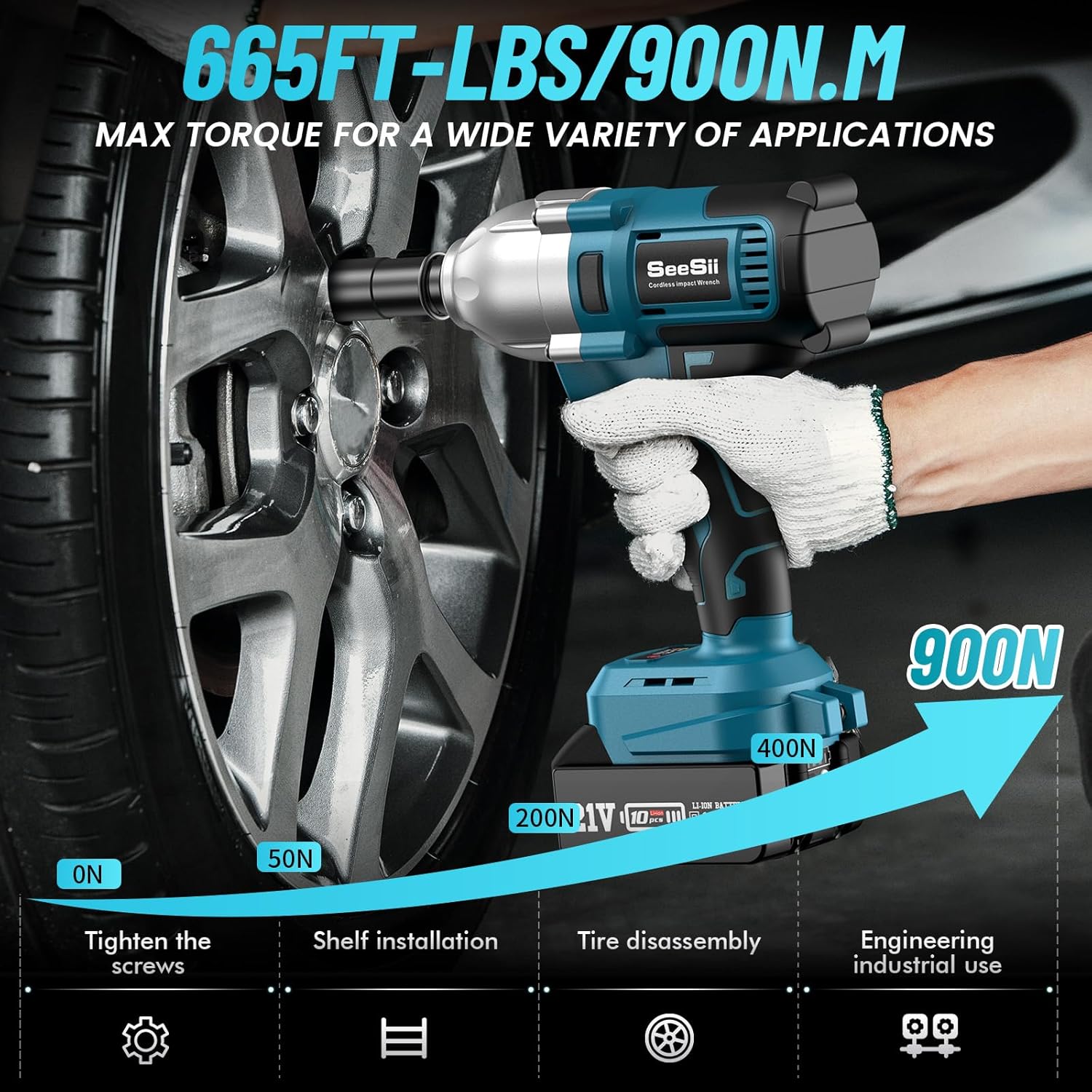 Seesii WH710 Cordless Electric - огляд і ціна Torque Wrench Digital