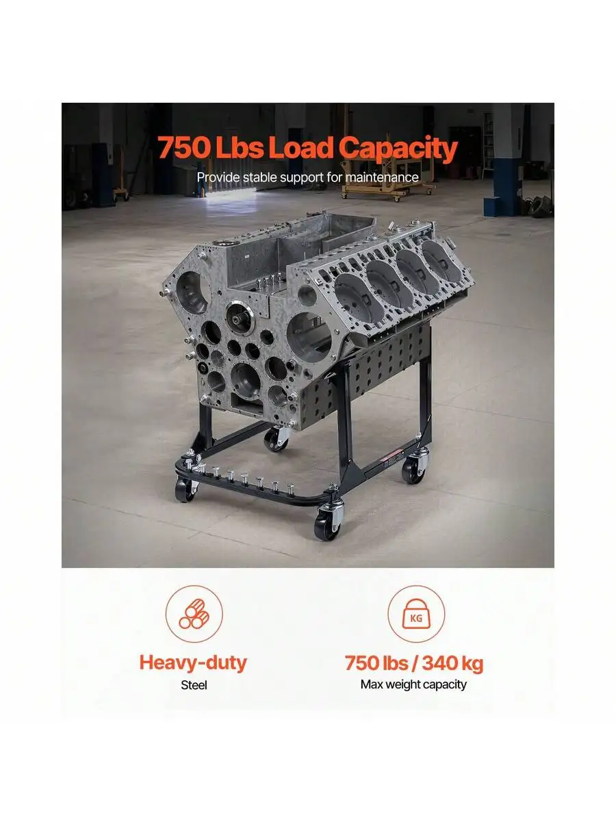 Engine Stand, 750 LBS Load Cap - огляд і ціна Engine Stand Heavy Duty