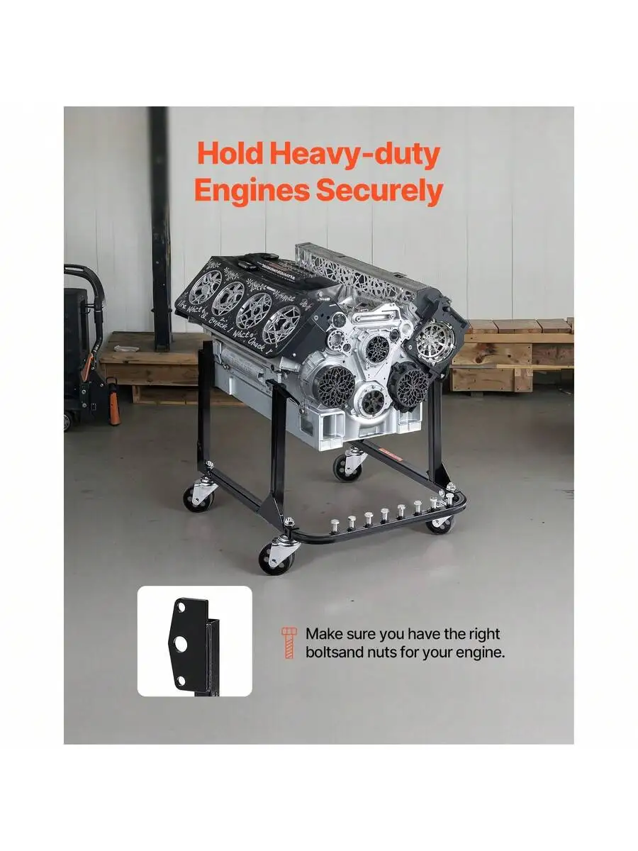 Engine Stand, 750 LBS Load Cap - огляд і ціна Engine Stand Heavy Duty