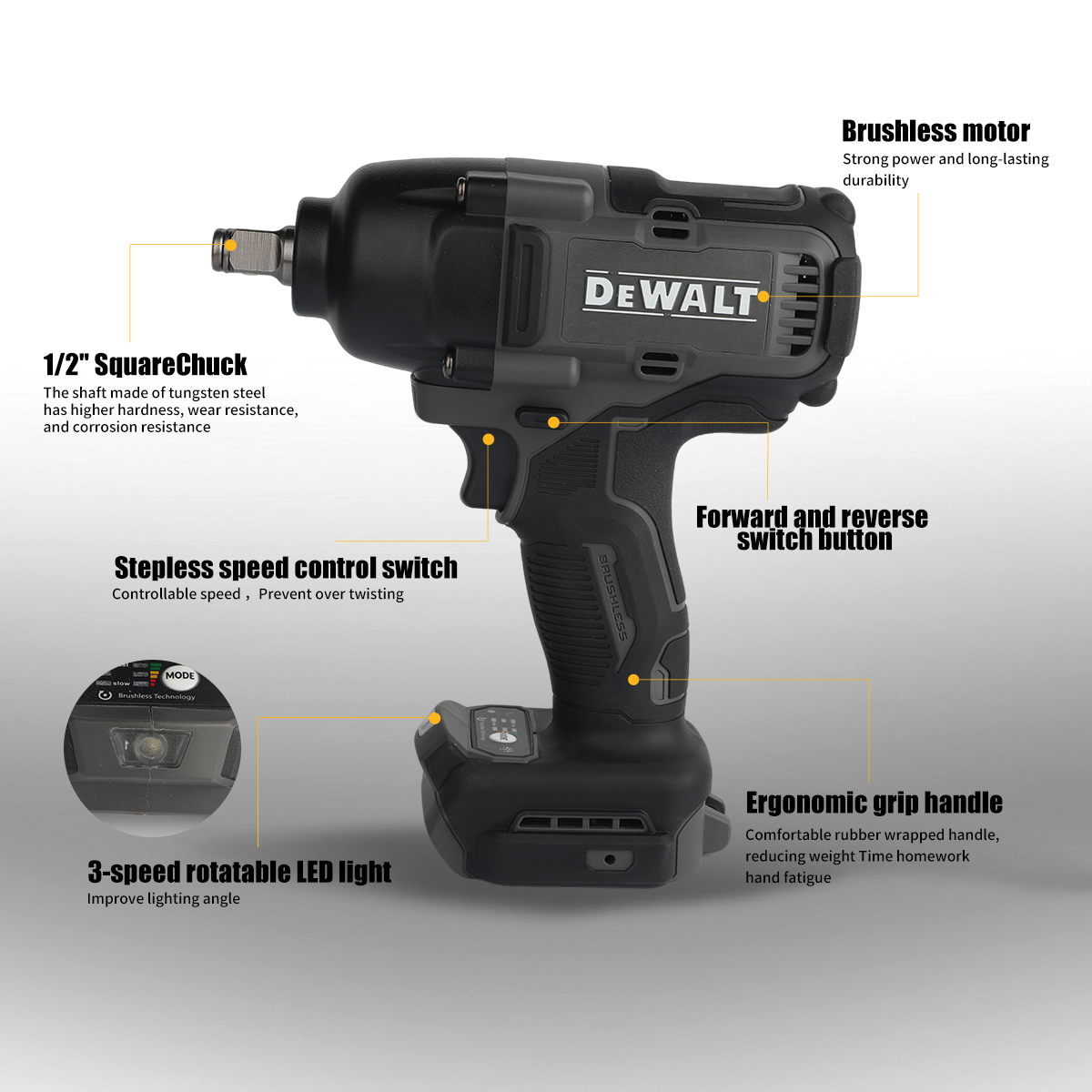 DeWalt DCF99M High Torque Brus - огляд і ціна Torque Wrench Digital