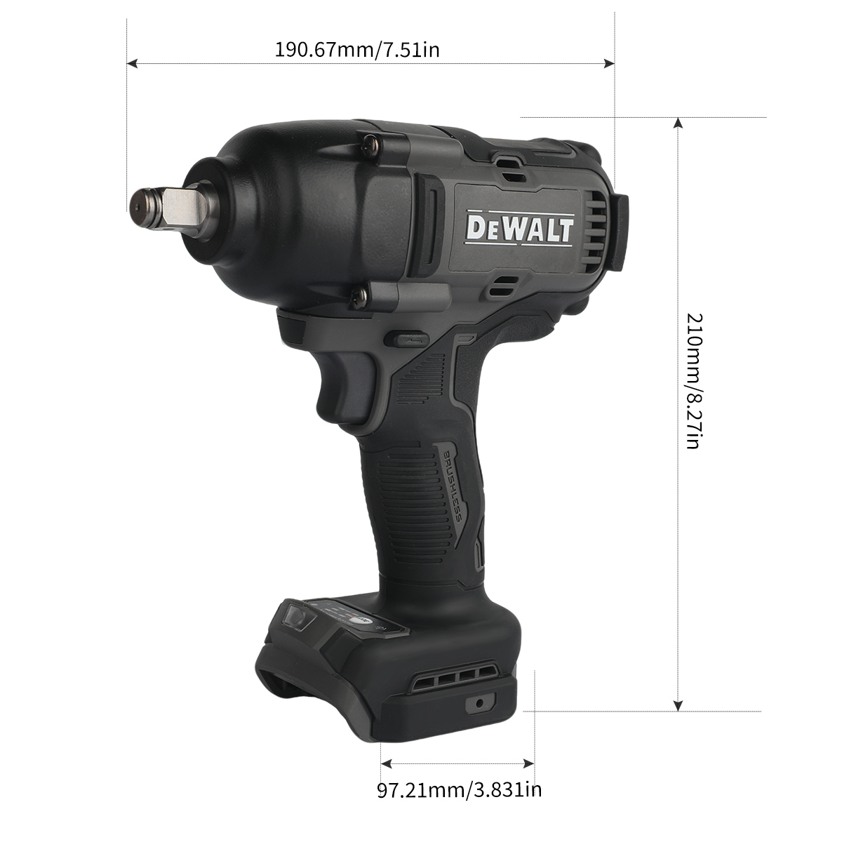 DeWalt DCF99M High Torque Brus - огляд і ціна Torque Wrench Digital