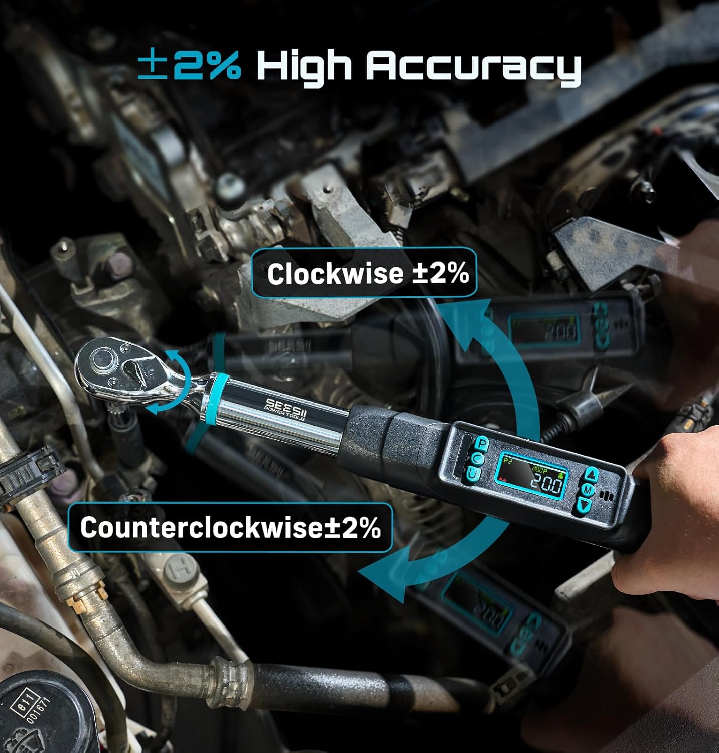 SEESII Digital Torque Wrench K - огляд і ціна Torque Wrench Digital