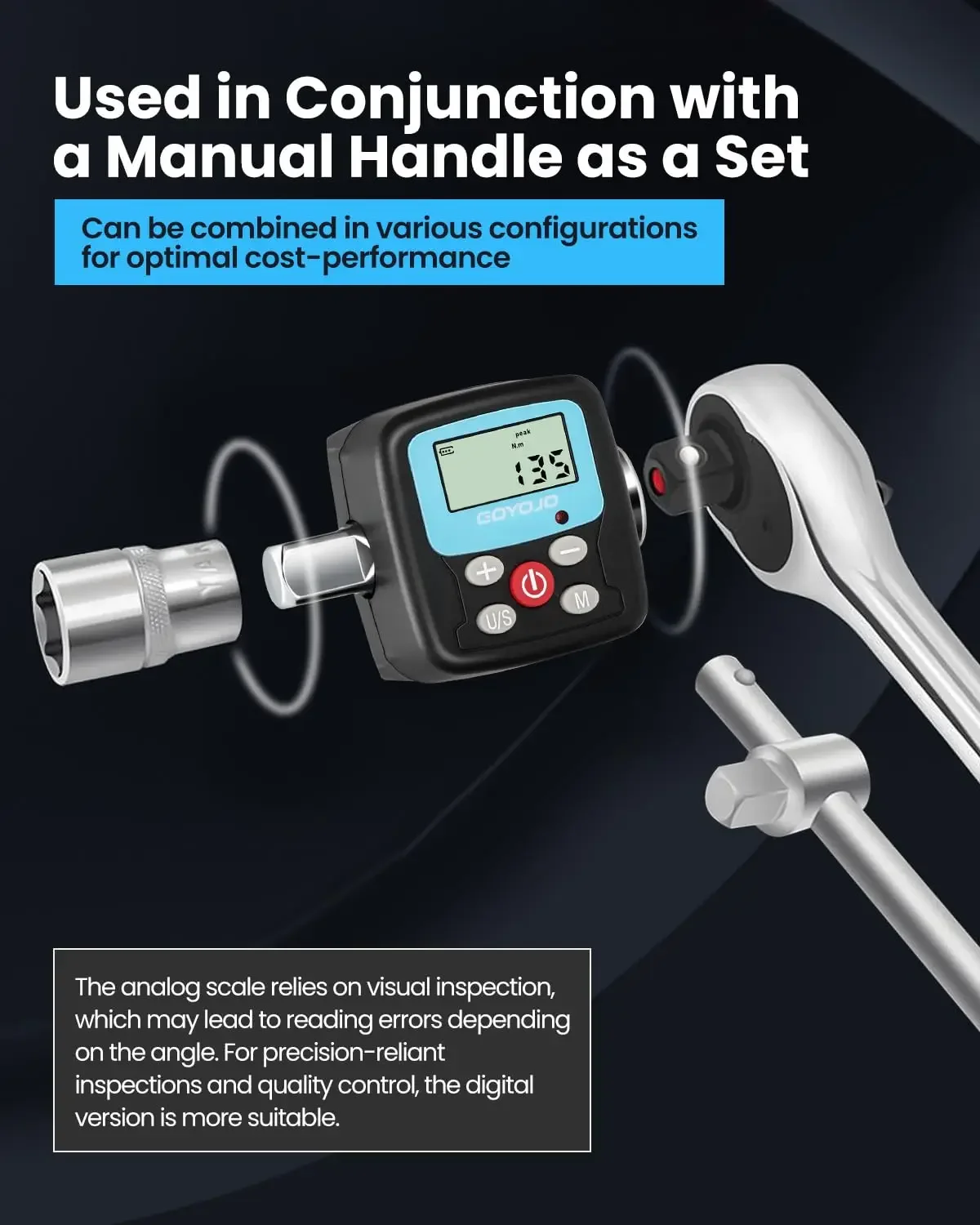 GOYOJO Digital Torque Wrench A - огляд і ціна Torque Wrench Digital
