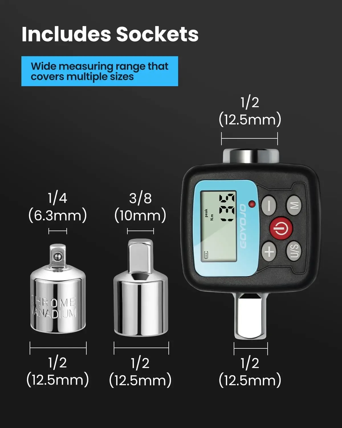 GOYOJO Digital Torque Wrench A - огляд і ціна Torque Wrench Digital