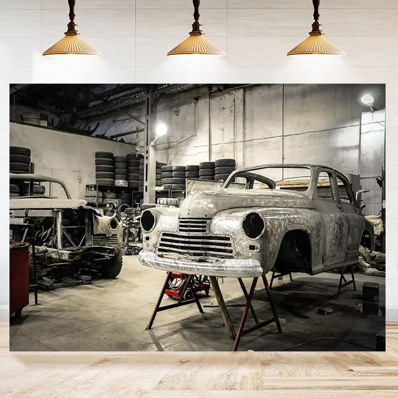 Auto Repair Shop Tyre Lights P - огляд і ціна Auto Repair Shop Background