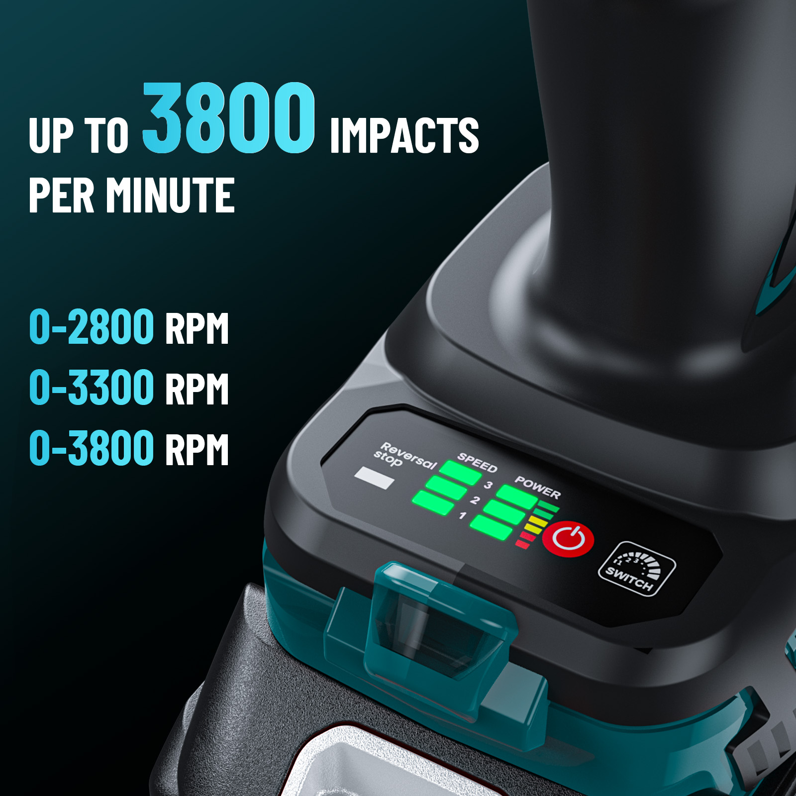 Seesii 1600Nm Cordless impact  - огляд і ціна Torque Wrench Digital